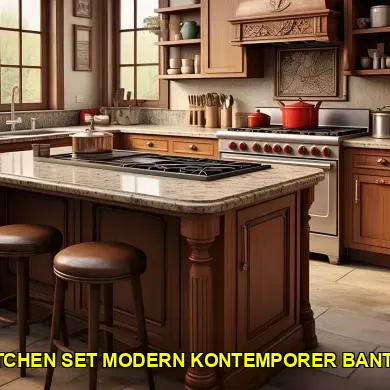 Keindahan Kitchen Set Modern Kontemporer di Bantul